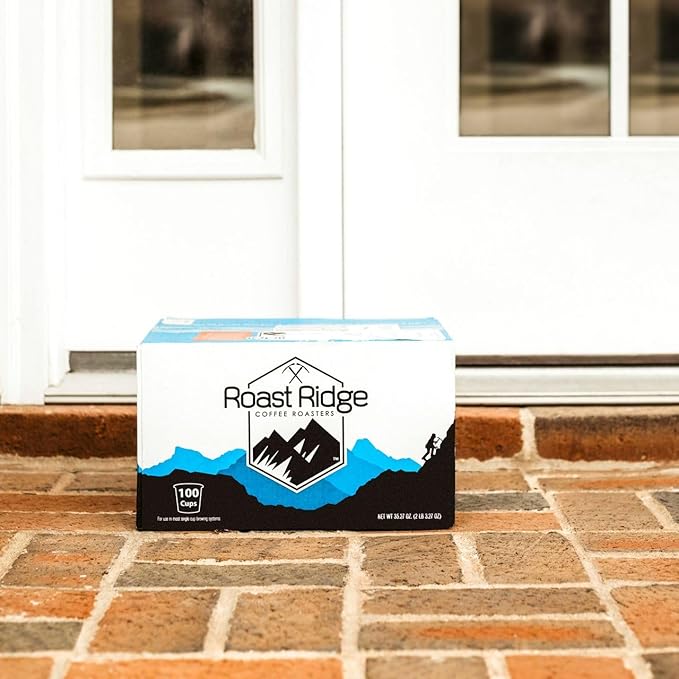 Roast Ridge Single Serve Coffee Pods for Keurig K-Cup Brewers Flavored Variety Pack Medium Roast 60 Count (20 each: Blueberry Cobbler Hazelnut French Vanilla)