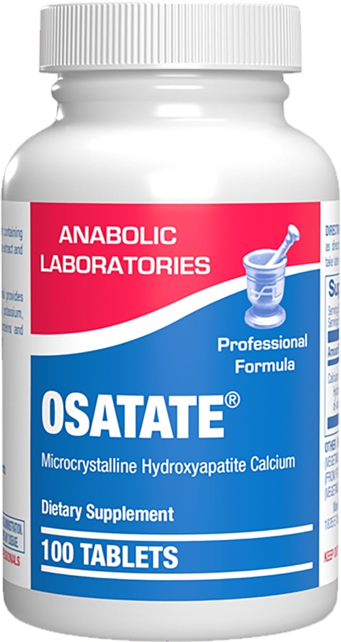 Remineralizing Calcium Hydroxyapatite Supplement - Clinical Formula Osteo Bone Health Supplement for Women &amp Men with Bioavailable Calcium Phosphate MHCC Complex for Density &amp Strength - 100 S