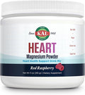 KAL Heart Magnesium Powder Red Raspberry Flavor Heart Health Support Magnesium Drink Mix Magnesium Supplement Sugar Free 70 Servings 11 OZ