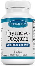 EuroMedica Thyme Plus Oregano - Immune GI Health &amp Digestive Support Supplement - Gluten-Free &amp Dairy-Free - 30 Softgels (30 Servings)