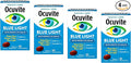 Bausch + Lomb Ocuvite Blue Light Eye Health – Mini Soft Gels with 25 mg Lutein + 5 mg Zeaxanthin – Eye Defense for Screen Time Gamers &amp Digital Device Users 30 ct (Pack of 4)
