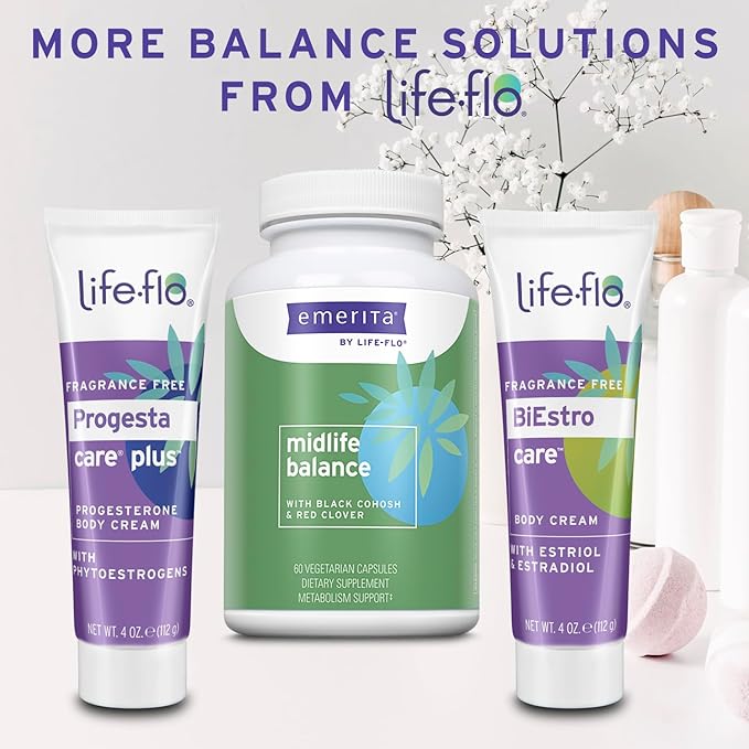 Emerita by Life-flo DIM Supplement Balancing Support for Women with 100mg DIM Plus Calcium D-Glucarate and Broccoli Seed Extract 60-Day Guarantee Not Tested on Animals 30 Servings 60 VegCaps