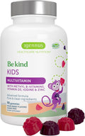 Igennus Methylated Kids Multivitamin Gummies MTHFR No Artificial Sweeteners or Flavors Sugar Free Age 4+ 90 Natural Berry Flavor Gummies from Fruit Powder Non-GMO Halal Clean Label