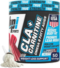 BPI Sports CLA + Carnitine Powder – Non Stimulant Fat Burner for Weight Loss Metabolism &amp Lean Muscle – Caffeine Free – Rainbow Ice – 50 Servings – 12.34 oz