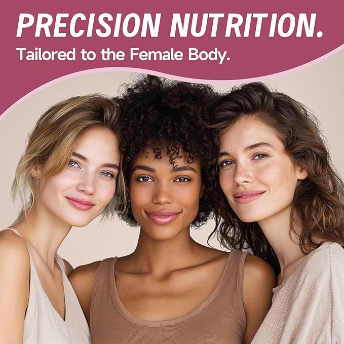 Beef Organ Supplement for Women | 9-Organ Formula with Herbal Support Liver Uterus Ovary Heart &amp Kidney for Feminine Balance &amp Energy | New Zealand Grass-Fed | 60 Capsules