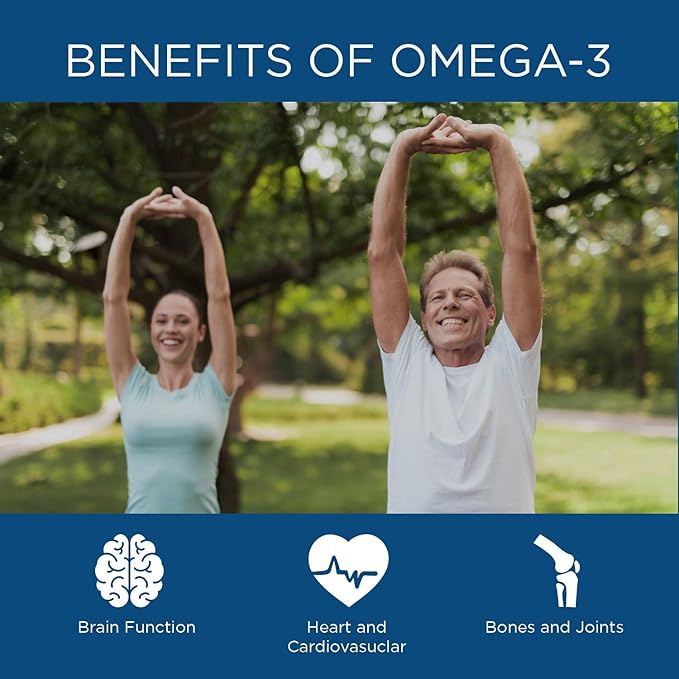 Spoonful Omega 3 Fish Oil Enteric Coated 2400mg 200 Capsules Burpless Rapid Release Softgel Capsules Made in USA NSF-Certified