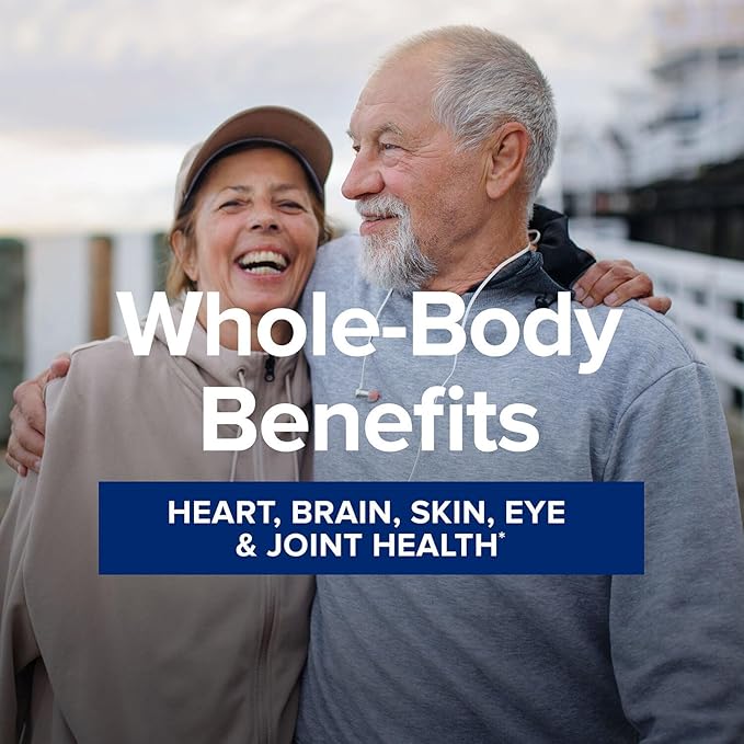 GNC Triple Strength Fish Oil Plus Krill Oil Omega 3 Supplement 1000mg EPA and DHA Supports Heart Brain Skin Eye and Joint Health 60 Softgels