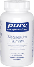 Pure Encapsulations Magnesium Gummy - Magnesium Citrate - Supports Heart Health &amp Relaxation* - for Children &amp Adults - Vegan &amp &lt0.5g Sugar per Gummy - 60 Gummies