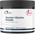 Designs for Health Taurine + Glycine Powder - Amino Acids for Healthy Aging - Supports Cellular Metabolic &amp Heart Health - Non-GMO Unflavored Amino Acid Powder (250 g)