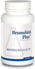 Biotics Research Bromelain Plus Lactose Free Dairy Free Digestive Support Supports Healthy and Balanced Physiological Pathways Muscle Relaxation and Comfort Bromelain 2500 MCU g Papain 100 Tablets