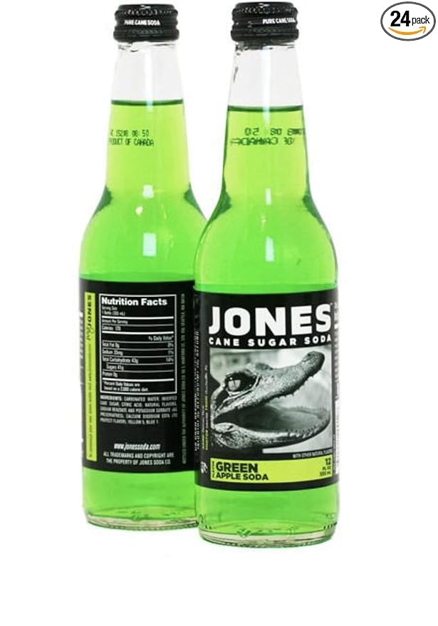 Jones Green Apple (24 pack) Soda by Jones Soda