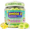 Omega-3 for Kids 4+ Focus DHA Gummies Plus EPA from Algae Vitamin D3 K2 Choline &amp PS for Bone Cognitive &amp Immune Health Zero Sugar Ultra-High DHA Fish Oil Alternative Children Ages 4+ 6