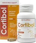 VH Nutrition CORTIBOL | Cortisol Manager* Supplement | Maximum Strength Adrenal Support* for Men and Women | Rhodiola Cordyceps and Eleuthero | 60 Capsules