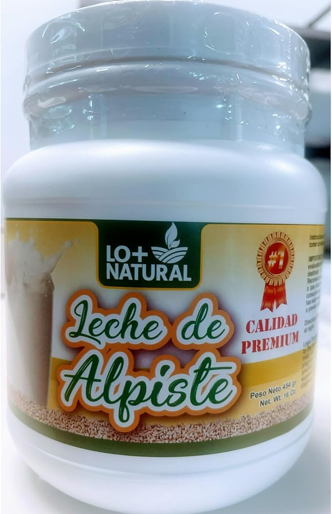 Leche de Alpiste (454g) Canary Seed Milk / 100% Natural Suplemento Alimenticio Bote
