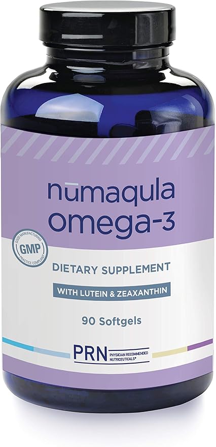 nūmaqula Omega 3 Supplement - 90 Softgels 30-Day Supply - Re-Esterfied Omega 3 Triglyceride Form with 1400mg DHA 400mg EPA Lutein &amp Zeaxanthin for Macular &amp Retinal Support
