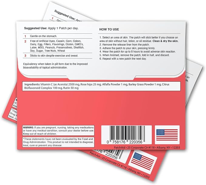 PatchAid C Plus Topical Patch 30-Day Supply
