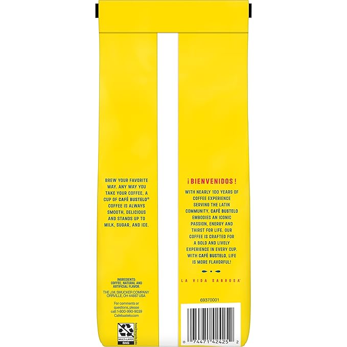 Café Bustelo Vanilla Horchata Artificially Flavored Ground Coffee 11-Oz. Bags (Pack of 6)