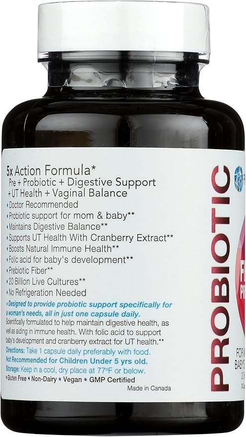 Belle+Bella Probiology Probiotic Flora Fem 25 Billion Cfu Capsules 30 Ea 30 Count