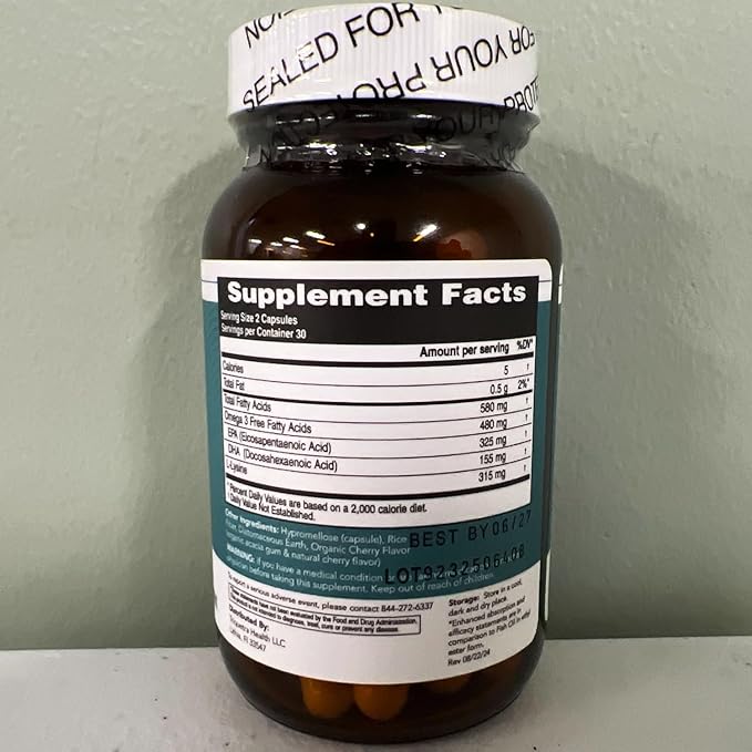 SoActive® Omega 3 EPA &amp DHA | Free Fatty Acid Form Omega 3 | Near Perfect Absorption – Up to 95% Absorption Rate | Bloodstream Ready EPA &amp DHA – More Effective Than Fish Oil &amp Krill Oil (6