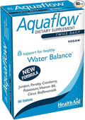 Aquaflow Water Balance Support Tablets – Helps Maintain Healthy Fluid Balance &amp Reduce Occasional Water Retention – Botanical Blend with Juniper Parsley &amp Cranberry – Vegan – 60 Tablets*