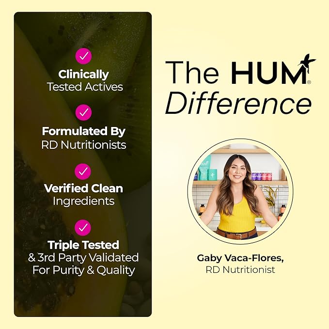 HUM Complete Prenatal Multivitamin for Women with Folate DHA and Choline 23 Nutrients for Daily Support Gluten Free Non GMO Supplement for Pre During and Post Pregnancy 30 Vegan Capsules
