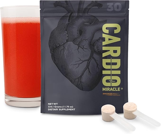 Cardio Miracle Nitric Oxide Supplement 30 Servings - Beet Root Powder with L-Arginine to Support Circulation Blood Flow Energy Endurance Stamina &amp Heart Health for Men and Women