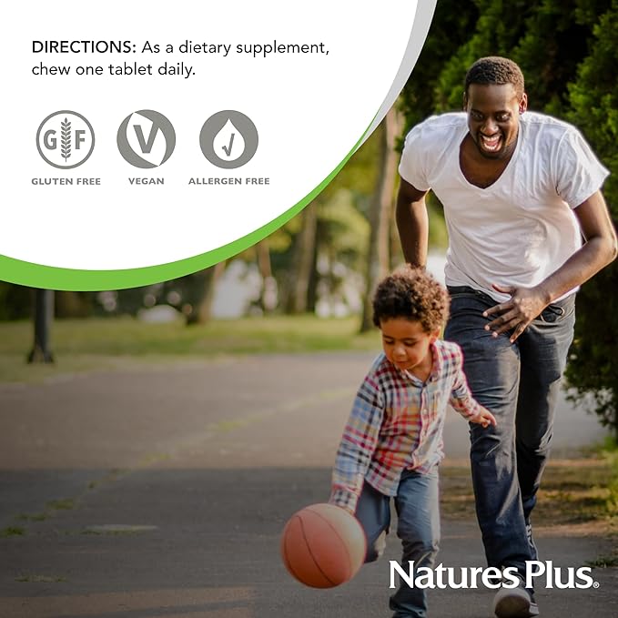 NaturesPlus Orange Juice - 180 Chewable Tablets 2 Pack - 500 mg Vitamin C - High-Potency Immune Support Supplement Antioxidant - Gentle on Stomach - Vegan Gluten Free - 360 Servings