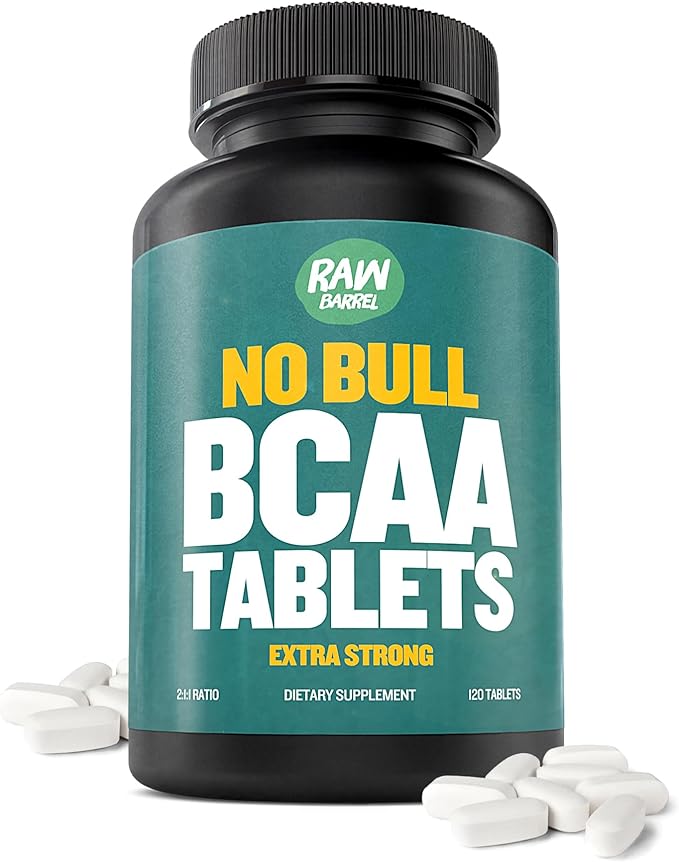 BCAA Tablets 1000 mg - Branched Chain Amino Acids Supplement for Muscle Recovery &amp Energy - Pre or Post Workout BCAAs for Men &amp Women - 120 Pills - Natural Pure GMO Free