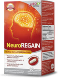 LABO Nutrition NeuroREGAIN - Scallop-derived PLASMALOGEN for Brain Deterioration Memory Alertness Learning Concentration and Other Cognitive Functions – Suitable for Seniors Adult Men &amp Women