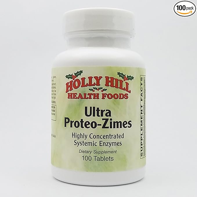Holly Hill Health Foods Ultra Proteo-Zimes 100 Tablets