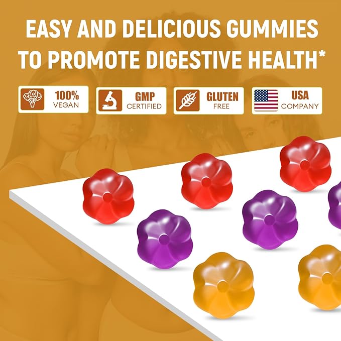 Migcopat (Grape Apple Orange) Fiber Gummies+Grape Gummies