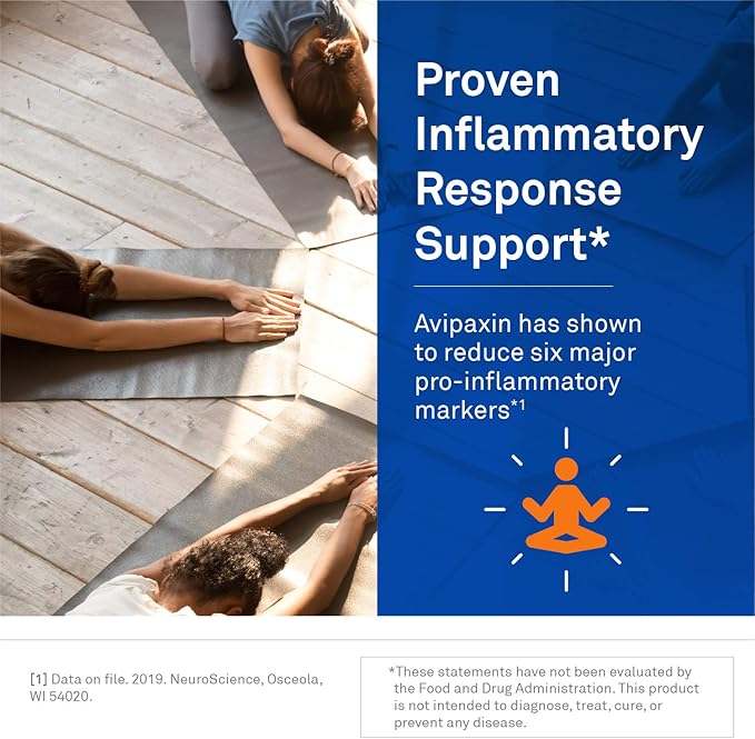 Neuroscience Avipaxin - Immune Support and Brain Health Supplement with Acetyl-L-Carnitine Huperzine A and Alpha-GPC - Enhances Mental Acuity and Immune Balance (90 ct)