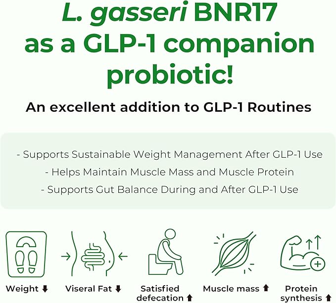 BNRThin S30 Lactobacillus Gasseri BNR17 10 Billion CFU Guaranteed 30Capsules