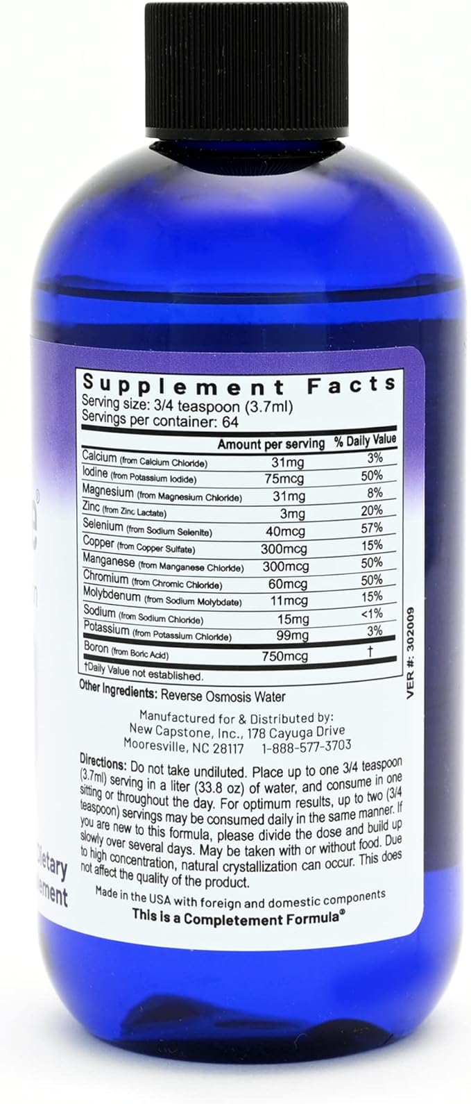 RnA ReSet ReMyte – Electrolyte Mineral Solution with Magnesium Iodine Selenium &amp Zinc 8.1 Fl Oz (2-Pack) NSF Contents Certified