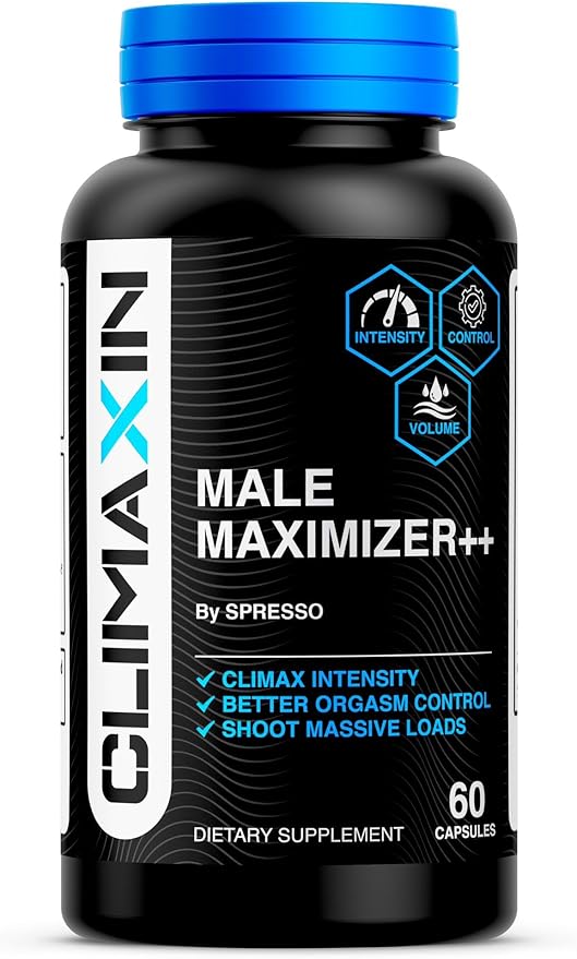 (1 Pack) Climaxin Capsules Official Climaxin Optimizer Supplement with Premium Ingredients All Natural Advanced Formula for Maximum Strength &amp Overall Wellness (60 Capsules)