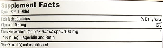 Kirkland Signature Vitamin C w/ Rose Hips 500 Tablets