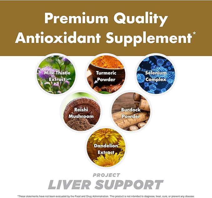 Anabolic Warfare Project Liver Support Aids Liver Health Antioxidant Support* (60 Capsules)