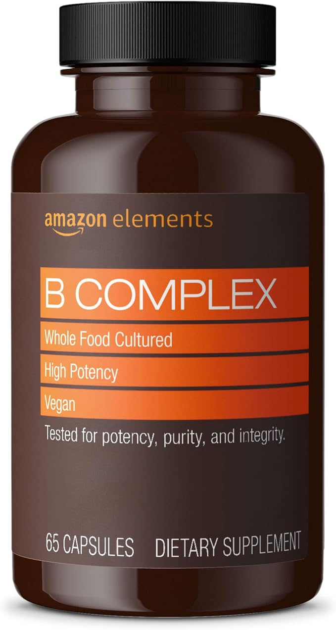 Amazon Elements Super Omega-3 (120 Count) and Amazon Elements B Complex (65 Capsules)