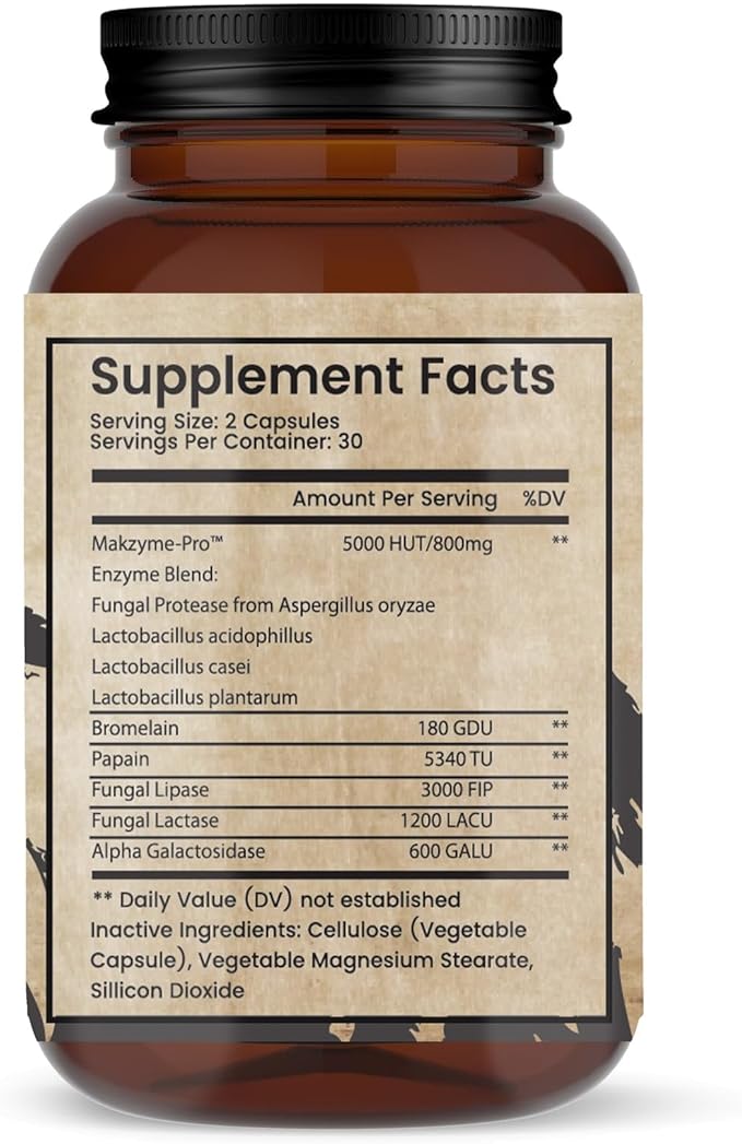 Digestive Enzymes Supplements 60 Capsules