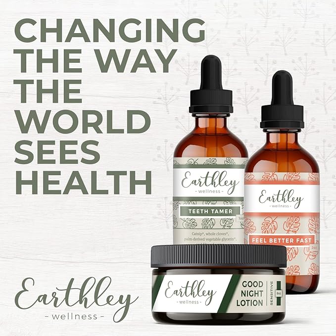 Earthley Wellness Thyroid Support Tincture Organic Herbal Supplement for Thyroid Health Hormonal Balance &amp Immune Support Ashwagandha Milk Thistle Amla Berry Licorice &amp Brahmi (4oz 240+