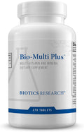BIOTICS RESEARCH Bio-Multi Plus - Robust Foundational Multivitamin/Mineral Formula Contains Plant-Based Trace Minerals 270 Tablets