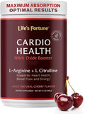 Life's Fortune 5000mg L- Arginine Supplement Powder &amp 1000mg L-Citrulline High Potency Nitric Oxide Health Booster Endurance Workout Performance Cherry Flavor (30 Servings)