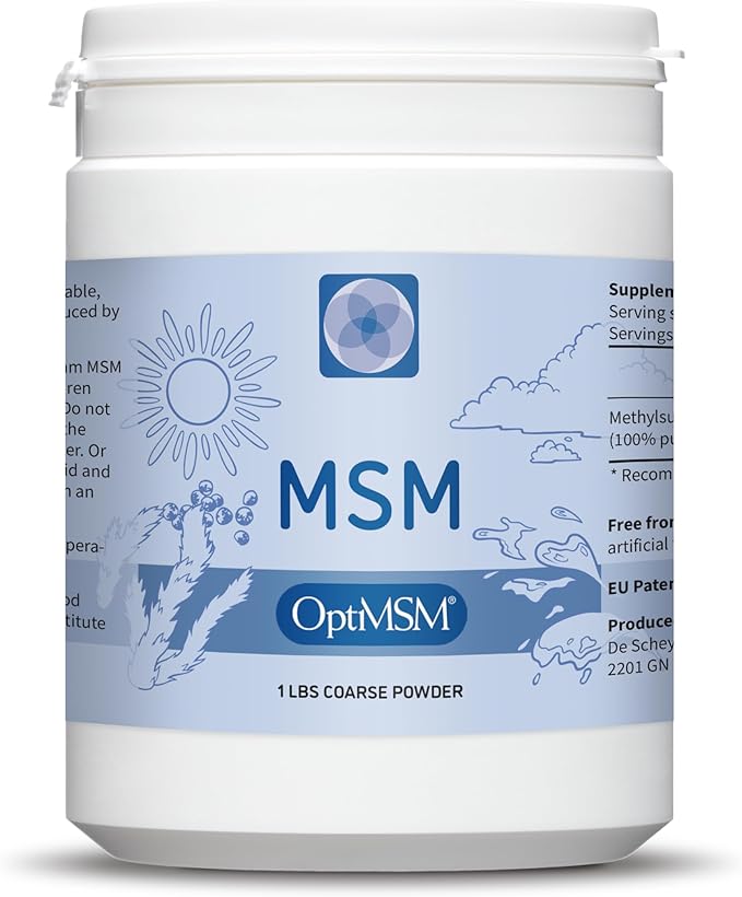 OptiMSM – Pure Methylsulfonylmethane MSM Supplement Powder – Organic Gluten Free Non-GMO – Opti MSM Sulfur Crystals/Powder for Kids and Adults