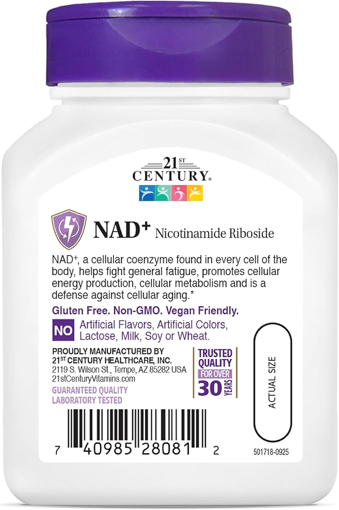 21st Century NAD+ Nicotinamide Riboside 300 mg
