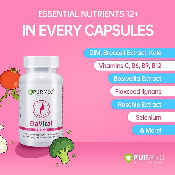 DIM 150 - Diindolylmethane Supplement for Breast Health &amp Hormone Balance for Women Gluten- Free GMO-Free Vegan 60 Capsules