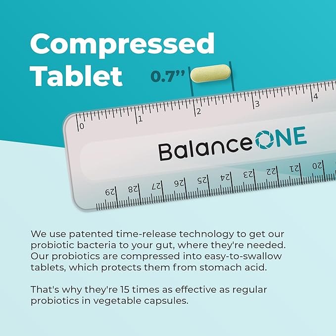 Balance ONE Probiotic &amp SerraDefend Bundle – 15 Billion CFUs Probiotic with Time-Release Technology + Serrapeptase for Healthy Digestion Immune Support &amp Gut Health – Delayed-Release Vegan