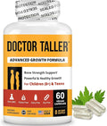 NuBest Doctor Taller - Bone Strength Supports Enhance Immune System - Keto with Calcium Vitamin D3 Vitamin K2 Amino Acids &amp Herbs for Children (8+) - 60 Vegan Capsules | 1 Month Supply