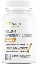 GLP-1 Weight Loss Pro - Fat Burner &amp Appetite Suppressant Weight Loss Pills for Women &amp Men - Helps Lose Weight Burn Calories &amp Increase Energy | 3rd Party Tested Formula - 60 Capsules fo