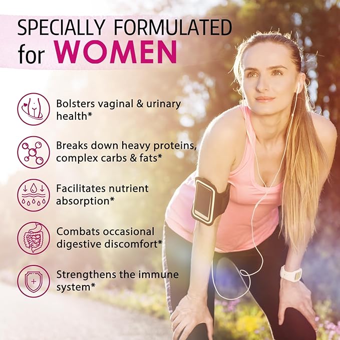 Bonawell Probiotics 120 Billion &amp Probiotics for Women Bundle Digestion Immunity Women’s Health Probiotic 120 Billion Caps 30ct &amp Probiotics for Women Caps 30ct