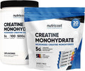Nutricost Micronized Creatine Monohydrate 500 Grams and 20 Stickpacks (Variety) Bundle